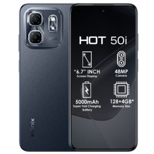 Infinix Hot 50i 6.78" 4GB RAM/128GB ROM Android 13- Black