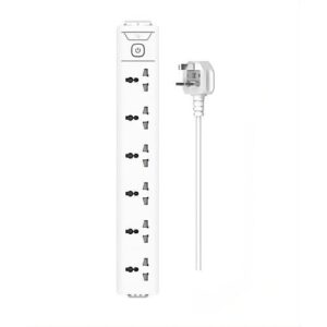 itel 6 Sockets 3m Cord Power Strip Extension Box