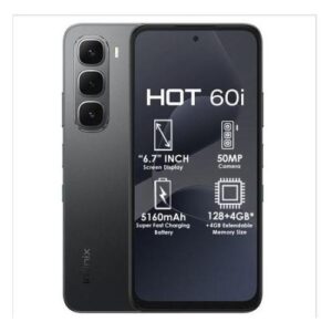 Infinix Hot 60i 6.78" 4GB RAM/128GB ROM Android 15- Blac