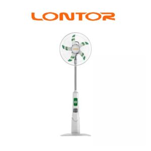 Lontor 16 Inch Standing Fan Solar Rechargeable CF034R-16-C Green