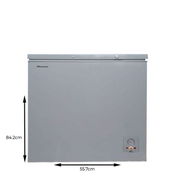 Hisense 198 Litres Chest Freezer (FC 260SH) - Silver