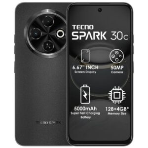 Tecno Spark 30C 6.6" 4GB RAM/128GB ROM Android 14 - Black