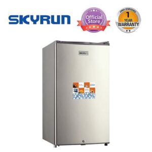 Skyrun 80 Litres Single Door Anti-rust Fridge (BCD-90J) - Silver
