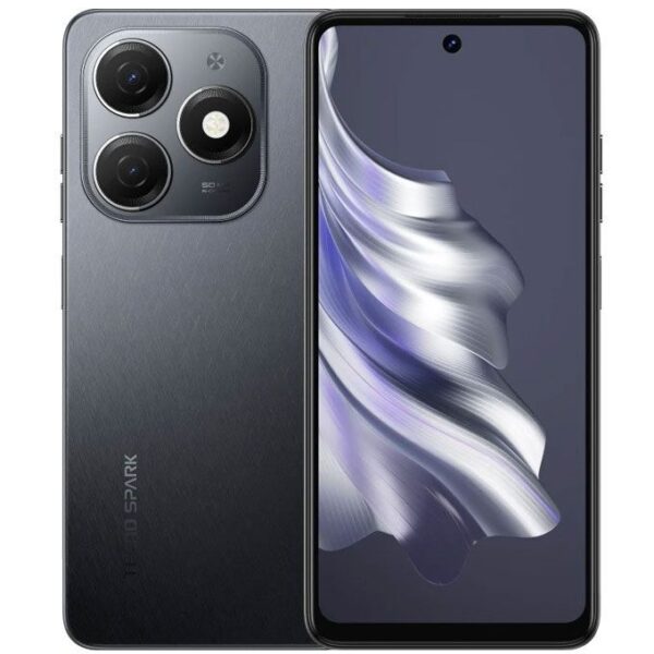 Tecno Spark 20 (KJ5) 6.6" 8GB RAM/256GB ROM Android 13 - Black