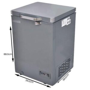 Scanfrost IOO Litres Chest Freezer SFL1OO Eco Dark Grey